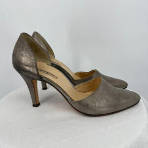 Women's Paul Green D'Orsay Pumps Metallic Taupe Shoes 6